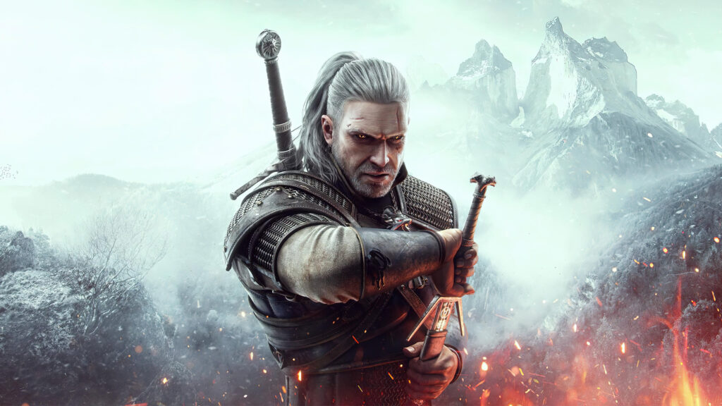 Geralt of Rivia Fantasy Warrior 4K Wallpaper