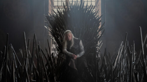 Daemon Targaryen on the Iron Throne 4K Wallpaper