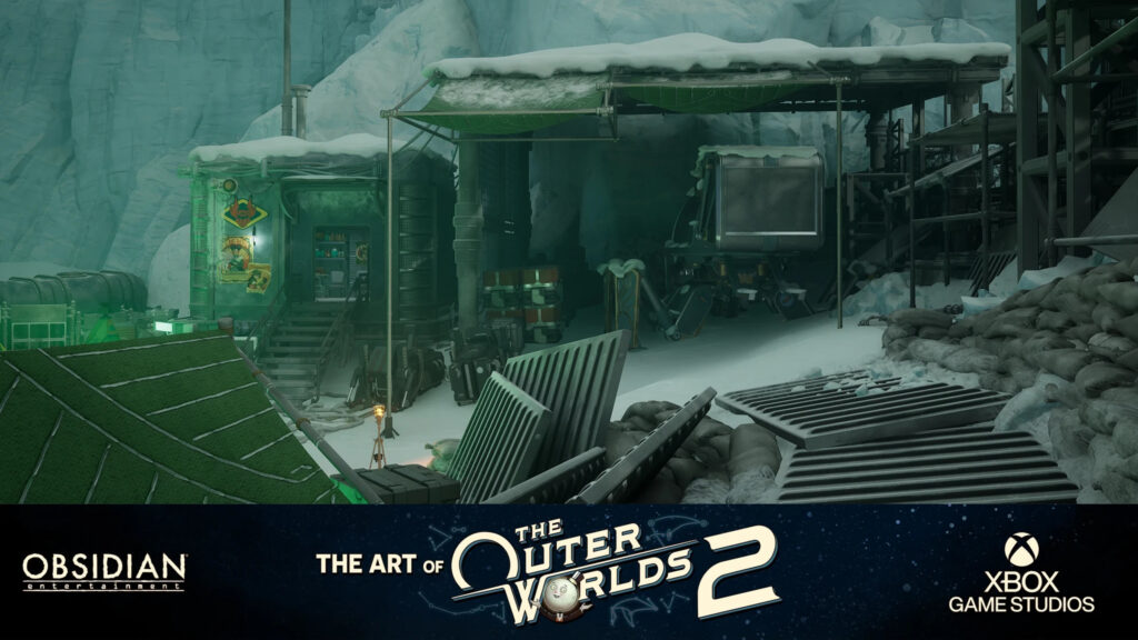 The Outer Worlds 2 Snowy Research Outpost 4K Wallpaper