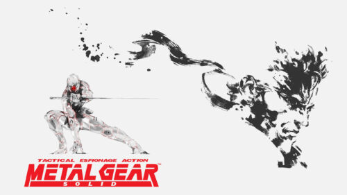Metal Gear Solid Cyber Ninja and Snake Duel 4K Wallpaper