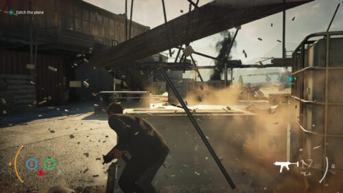 Action-Packed Spy Game Combat Scene 4K Wallpaper