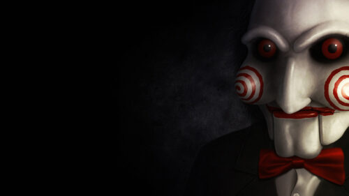Billy the Puppet from Saw Franchise 4K Wallpaper