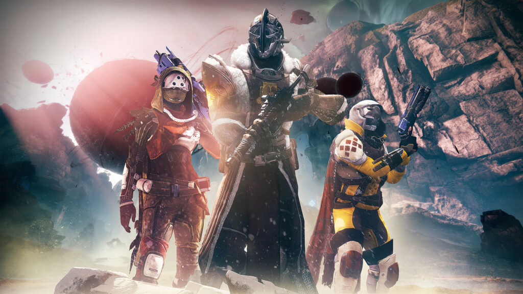 Destiny 2 Three Guardians Battle-Ready 4K Wallpaper