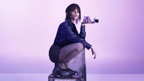 Jenna Ortega Dior Fragrance Campaign Desktop Wallpaper