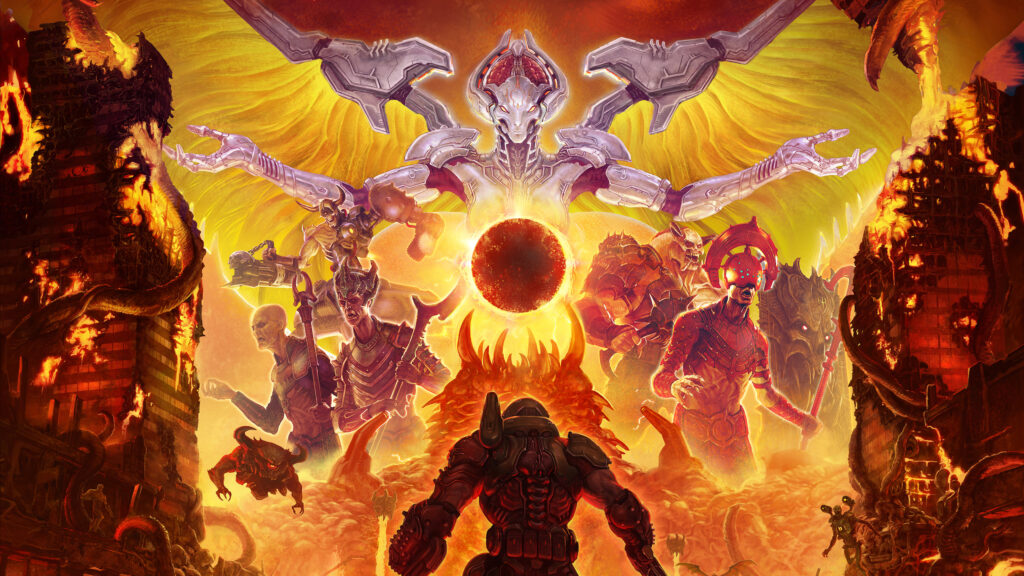 Doom Eternal Key Art 4K Desktop Wallpaper