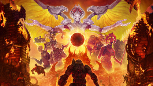 Doom Eternal Key Art 4K Desktop Wallpaper
