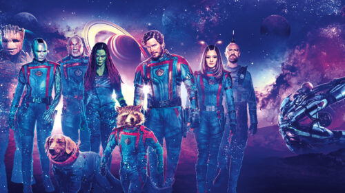 Guardians of the Galaxy Vol 3 Official Cast Desktop Wallpaper