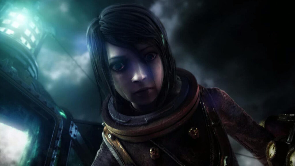 Young Woman in Steampunk Gear PC Wallpaper