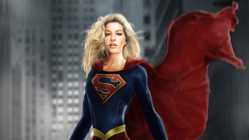 Gisele Bundchen as Supergirl Fantasy Artwork Desktop Wallpaper