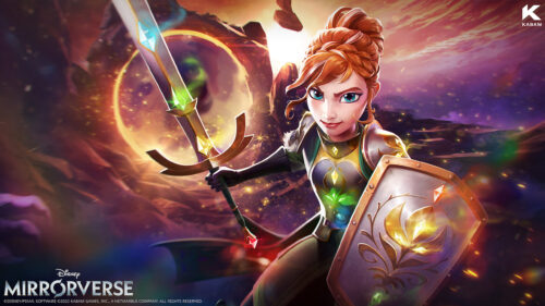 Anna from Disney Mirrorverse Desktop Wallpaper