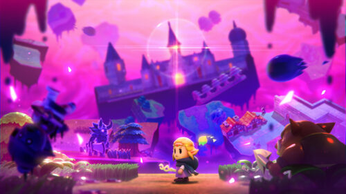 Fantasy Video Game World Floating Castle Desktop Wallpaper