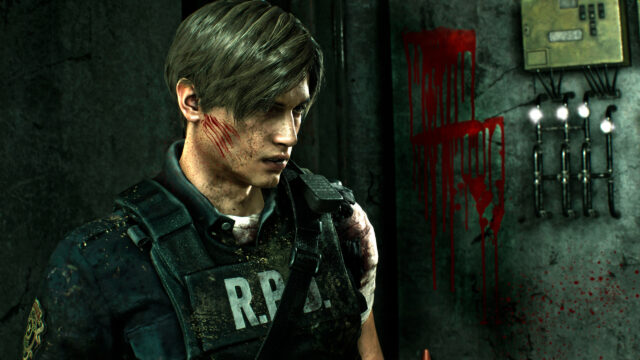 Leon S. Kennedy R.P.D. Officer 4K Desktop Wallpaper