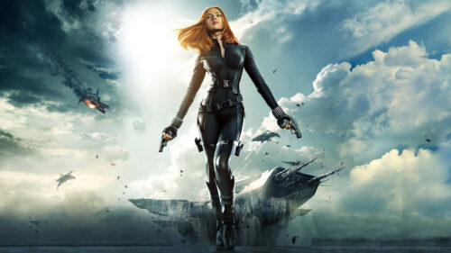Black Widow Marvel Superhero Cinematic Desktop Wallpaper