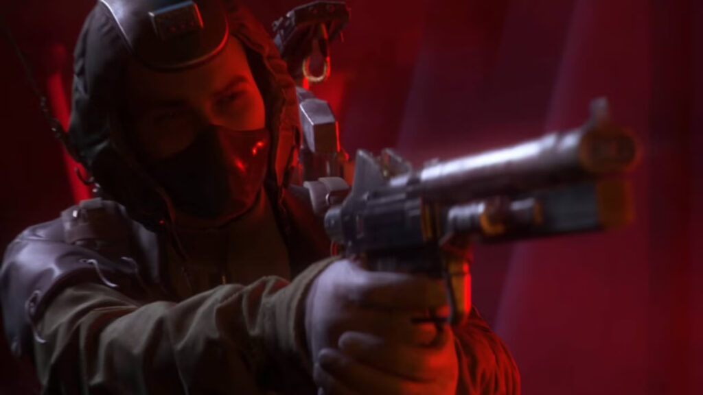 ARC Raiders Combat Soldier Aiming Weapon 4K Desktop Wallpaper