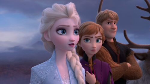 Elsa and Anna Frozen 2 Cinematic Scene 4K Desktop Wallpaper