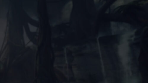 Dark Fantasy Forest Ruins Desktop Wallpaper
