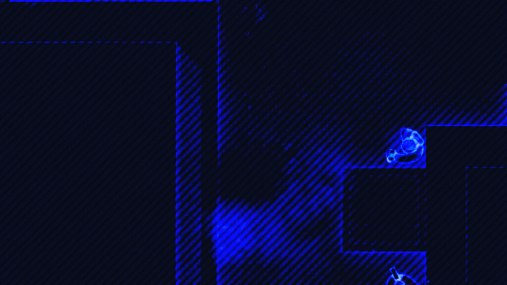 Abstract Blue Neon Grid Texture Desktop Wallpaper