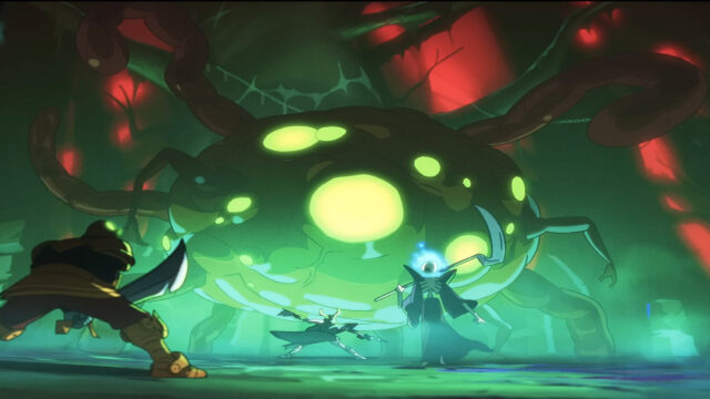 Ethereal Monster Battle Fantasy 4K Desktop Wallpaper