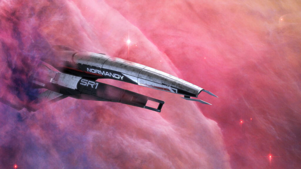 SSV Normandy SR-1 Mass Effect Sci-Fi Desktop Wallpaper