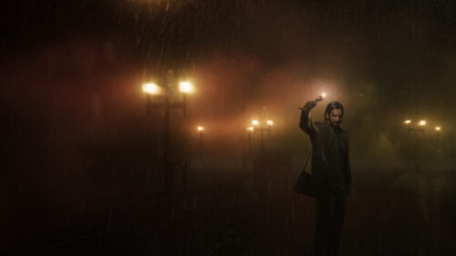 Alan Wake 2 Dark Place Street Scene Desktop Wallpaper
