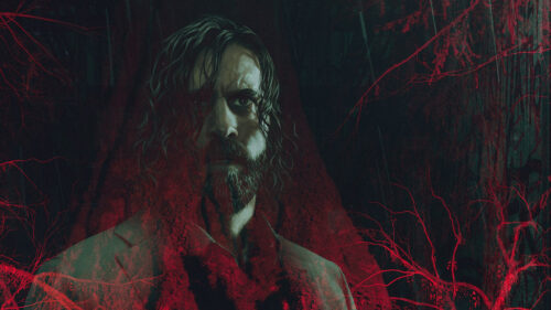 Alan Wake 2 Portrait Desktop Wallpaper