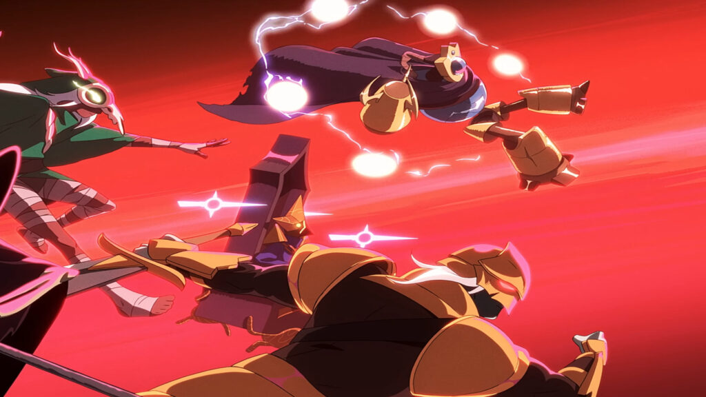 Dynamic Fantasy Battle Scene High Quality Desktop Wallpaper