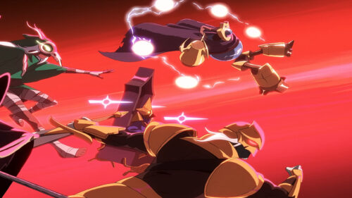 Dynamic Fantasy Battle Scene High Quality Desktop Wallpaper
