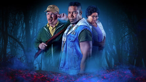 Michael Myers Characters in Haunted Forest Desktop Wallpaper