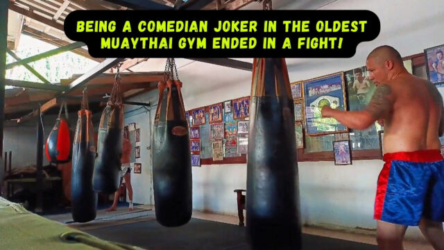 Intense Muay Thai Training Session Desktop Wallpaper