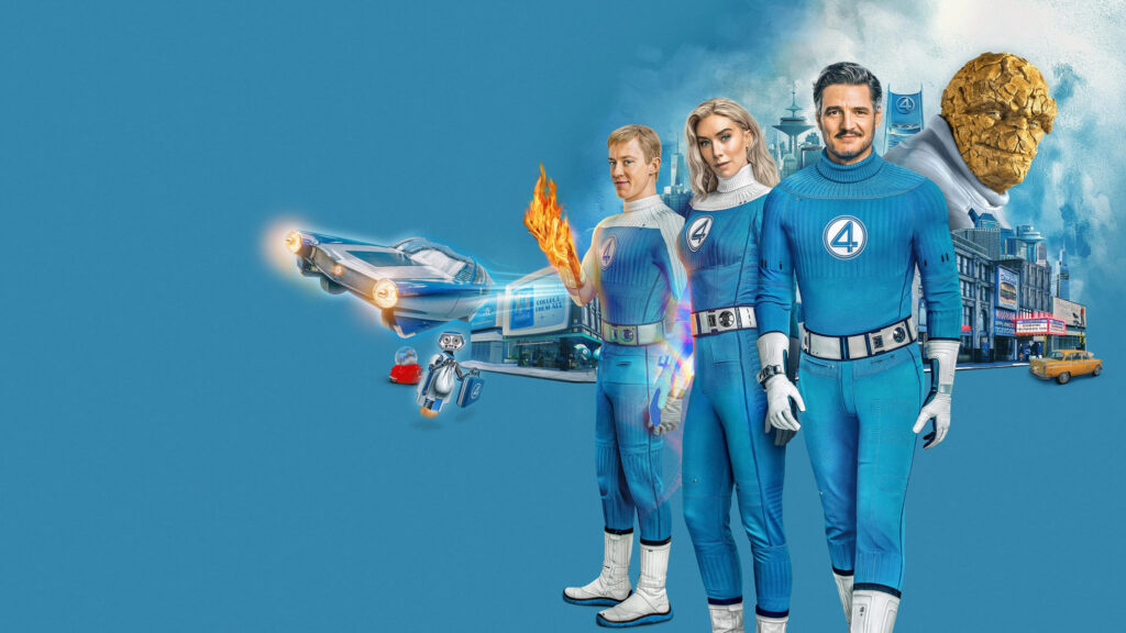 Fantastic Four 2025 Cinematic Group Shot Desktop Wallpaper