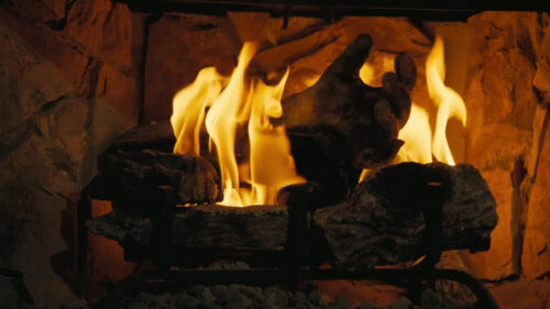 Cozy Fireplace Hearth Interior Desktop Wallpaper