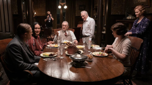 Killers of the Flower Moon Dinner Scene Desktop Wallpaper