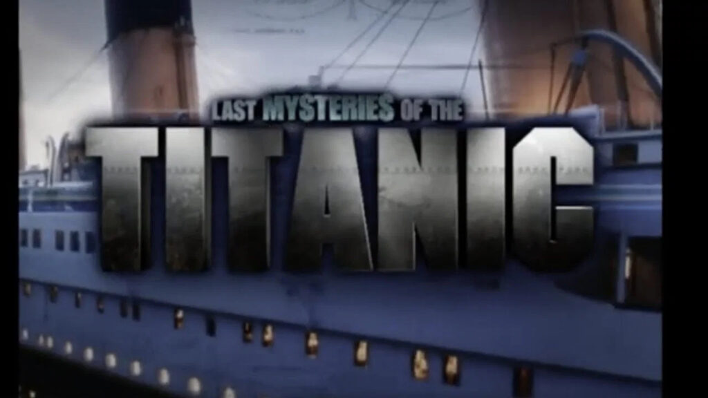 Last Mysteries of the Titanic Title Screen Desktop Wallpaper