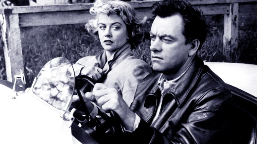 Black and White Noir Film Scene Desktop Wallpaper