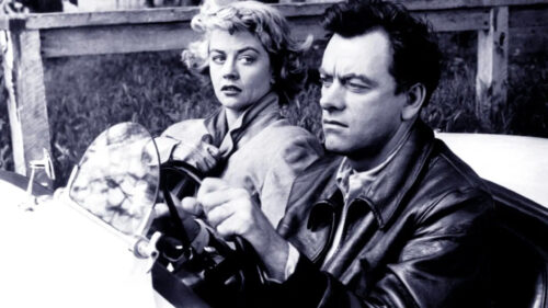 Black and White Noir Film Scene Desktop Wallpaper
