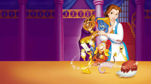 Belle and Friends Disney Magic Desktop Wallpaper