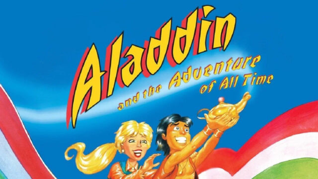 Retro Cartoon Aladdin Adventure Desktop Wallpaper