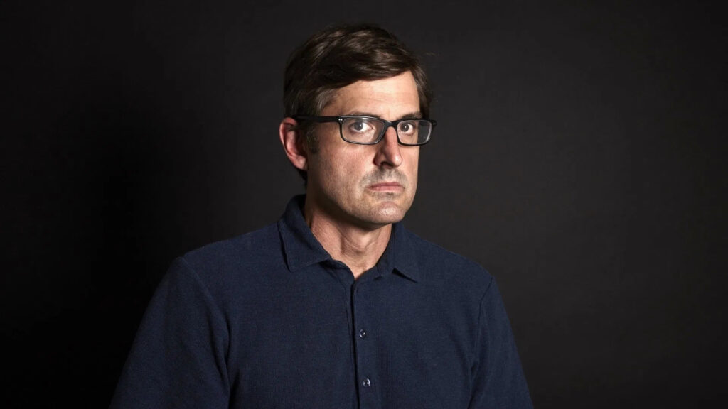 Portrait of Louis Theroux Studio Desktop Wallpaper