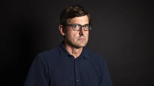 Portrait of Louis Theroux Studio Desktop Wallpaper