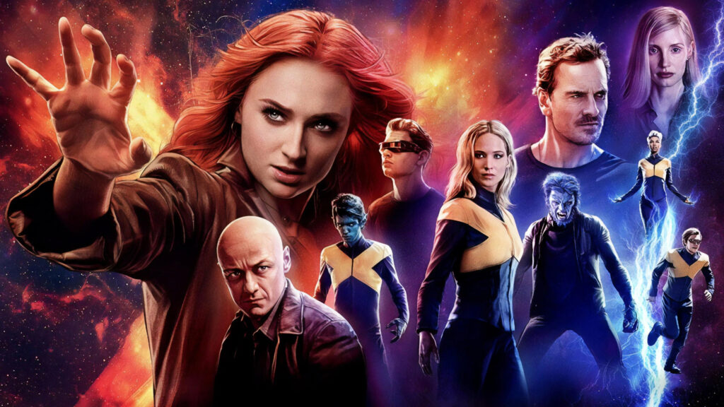 Dark Phoenix Ensemble Cast 4K Desktop Wallpaper