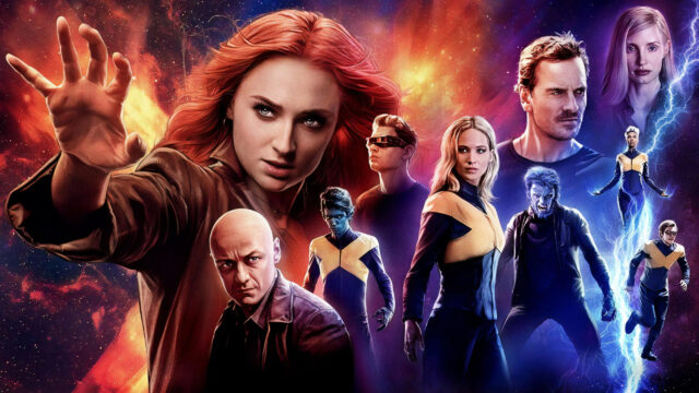 Dark Phoenix Ensemble Cast 4K Desktop Wallpaper