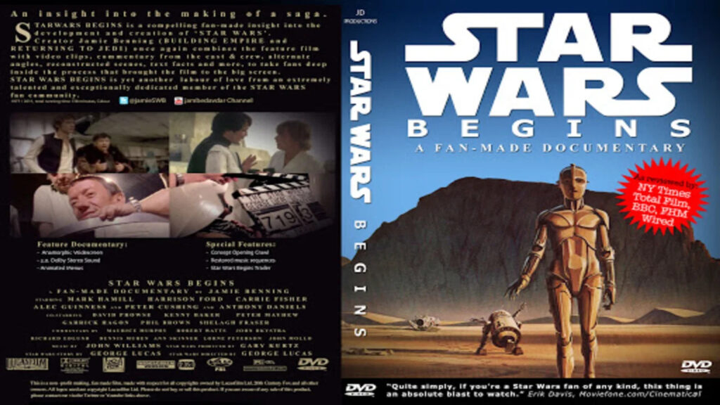 Star Wars Begins Fan Documentary DVD Cover 4K Wallpaper