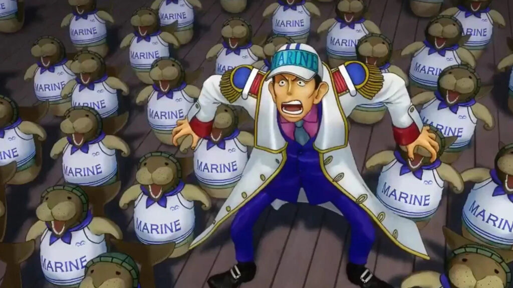 One Piece Kung Fu Dugong Marine Officer Desktop Wallpaper