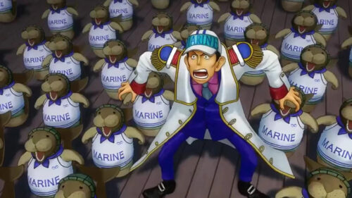 One Piece Kung Fu Dugong Marine Officer Desktop Wallpaper