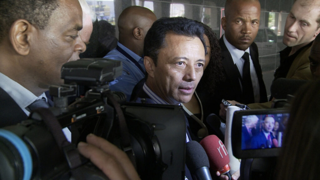 Jean Ping Speaking to Journalists Desktop Wallpaper