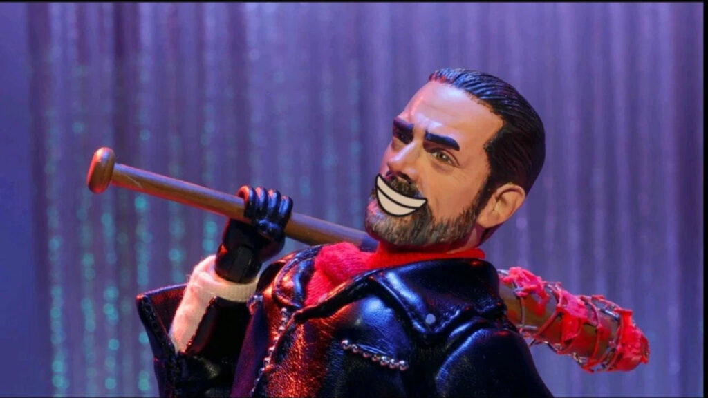 Negan The Walking Dead Action Figure Desktop Wallpaper