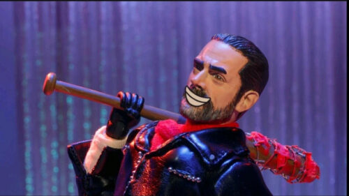 Negan The Walking Dead Action Figure Desktop Wallpaper