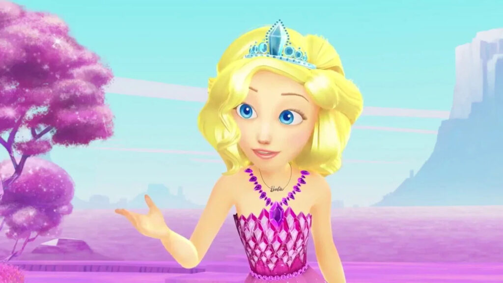 Animated Barbie Princess Desktop Wallpaper