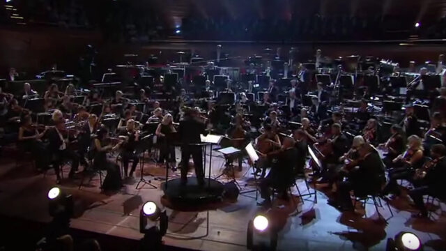 Symphony Orchestra Performance Desktop Wallpaper