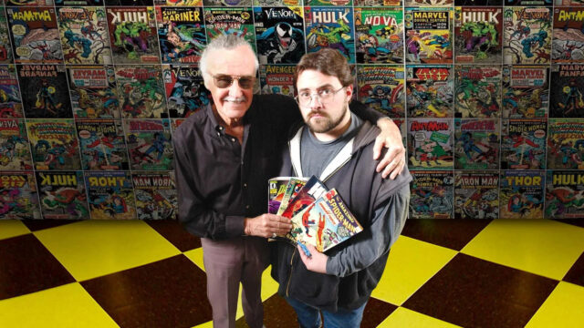 Stan Lee and Kevin Smith Comic Book Desktop Wallpaper